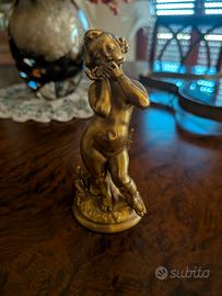 putto che suona il flauto - ceramiche Capodimonte 