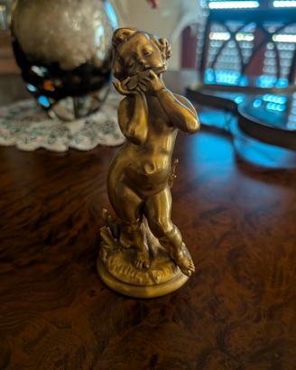putto che suona il flauto - ceramiche Capodimonte 