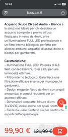 Acquario 26 litri Amtra