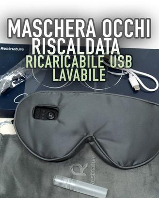 Maschera occhi calda lavabile ricaricabile USB