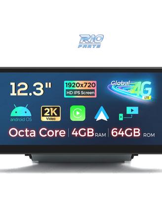 RADIO GPS ANDROID 13 AUDI Q3 12.3" 4GB+64GB