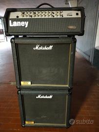 testata Laney e casse Marshall