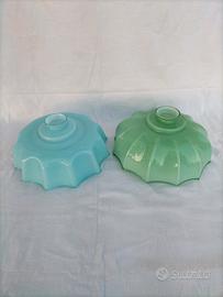 Coppe in vetro per lampadario stile salentino 