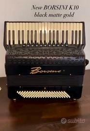 Fisarmonica BORSINI K10 gold black mat