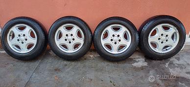 4 Cerchi in lega 15 + Gomme furgone camper 195/70