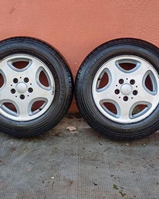 4 Cerchi in lega 15 + Gomme furgone camper 195/70