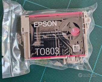 CARTUCCIA STAMPANTE EPSON NUOVA ORIGINALE MAGENTA
