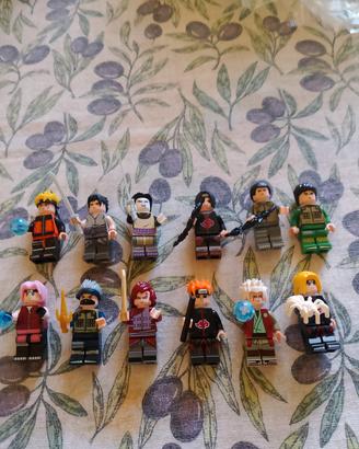 12 minifigure compatibili lego Naruto manga