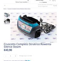 caldaia Rowenta ricambi Silence Steam come da foto