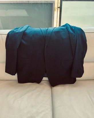 Abito vestito uomo blu TG 56