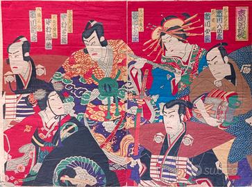Xilografia giapponese Toyohara Kunichika 