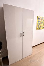 Scarpiera bianca alta – capiente e salvaspazio