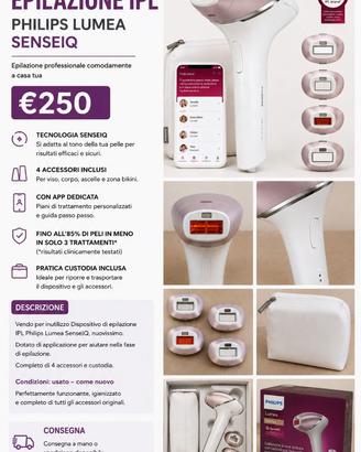 Philips Lumea SenseIQ Epilatore IPL a luce pulsata