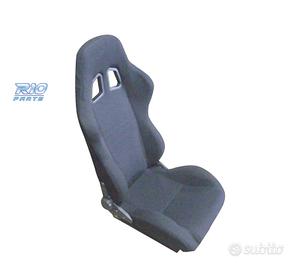 SEDILE SPORTIVO SEMI-BAQUET MONTECARLO TESSUTO NER
