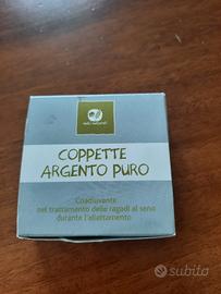 Coppette in argento per allattamento 