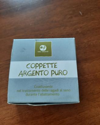 Coppette in argento per allattamento 
