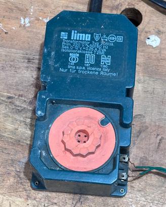 Trasformatore Vintage Lima 2051/A per Trenini Elet