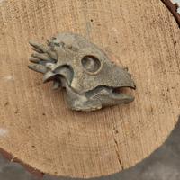 Decorazione a forma di teschio di drago - Resina e