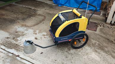 RIMORCHIO PER BICI CANI