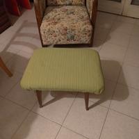 Pouf Poggiapiedi Mid-Century