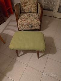 Pouf Poggiapiedi Mid-Century