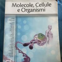 Libro universitario Molecole, Cellule e Organismi