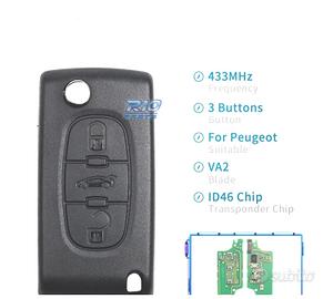 CHIAVE COMPLETA PER PEUGEOT 307 308 407 607