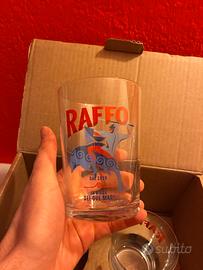 Set 2 bicchieri da birra Raffo Puglia birra logo