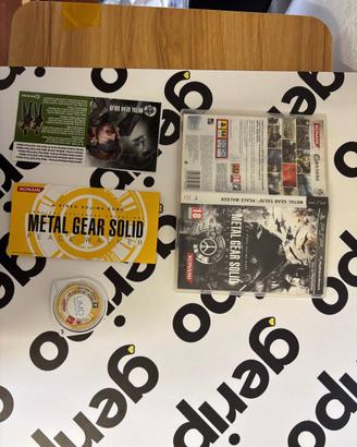da collezione metal gear solid peace walker psp