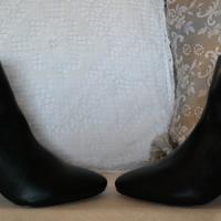 Twinset stivaletti nero pelle con borchie oro N°40