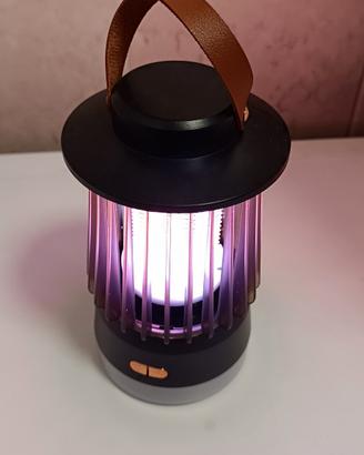 lampada ammazza zanzare portatile 