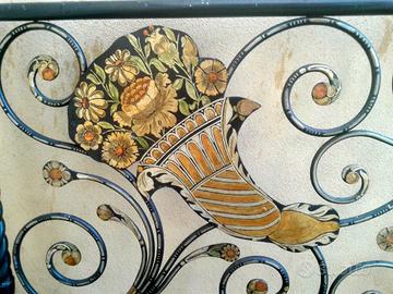 letto matrimoniale ferro battuto stile impero