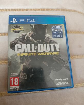 call of duty infinite Warfare per play 4 