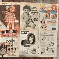Lotto pubblicità vintage tema bambole