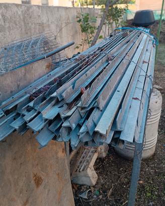 Paletti recinzione in ferro zincati 