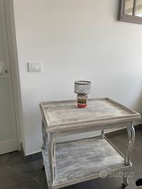 Carrello con 2 ripiani