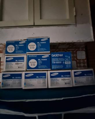 Stock Toner Samsung e Brother Originali - Nuovi