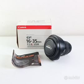 CANON EF 16-35MM 1:2,8 L 77MM OBIETTIVO USATO