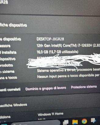 PC nuovo ancora con scatola originale 