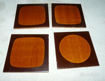Lotto di 70 mattonelle ceramica GINORI anni 60