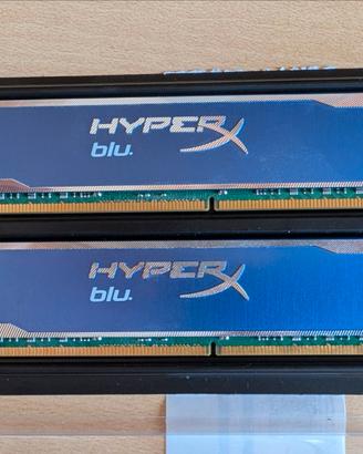 Ram DDR3 8GB Kingston HyperX Blu (2x4GB) 1333MHz