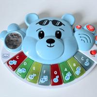 Pianola musicale orsetto baby con tasti luminosi