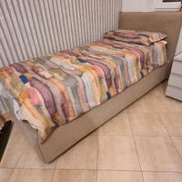 Letto singolo con contenitore