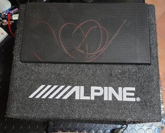 Box Subwoofer Alpine 