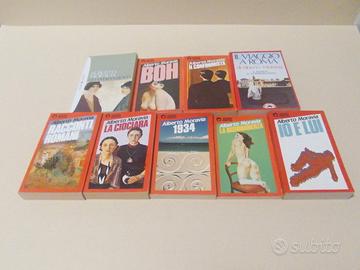 Alberto Moravia, Bompiani, lotto di nove libri