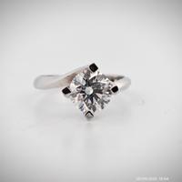 anello solitario 2.02CT E Color VS2 (IGI)