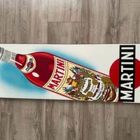 Cartello pubblicitario d'epoca Martini Vermouth