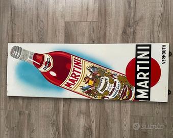 Cartello pubblicitario d'epoca Martini Vermouth