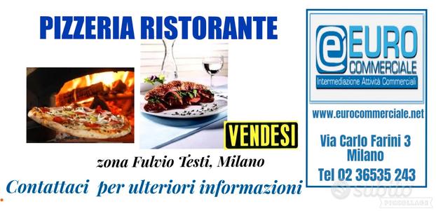 109/24 PIZZERIA RISTORANTE zona Fulvio Testi