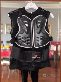 Giacca gilet moto protezioni
